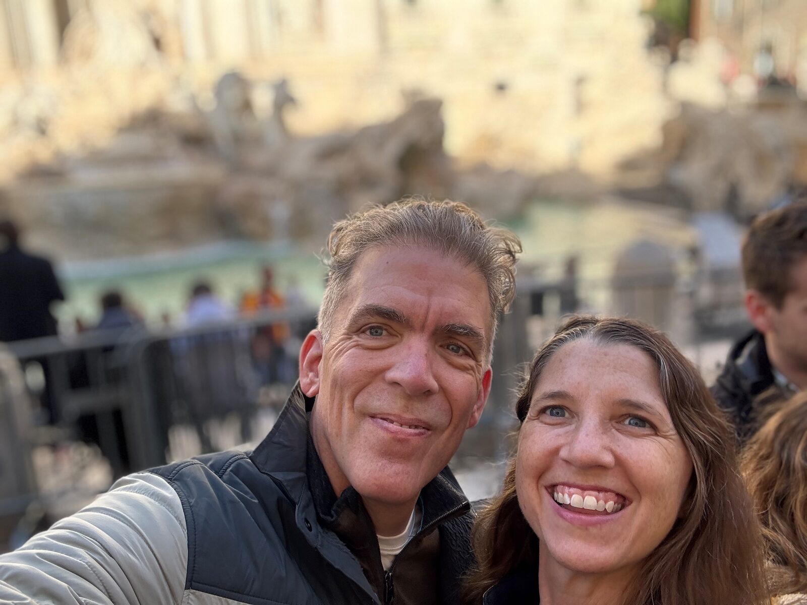 Scott Arena and his wife in Rome